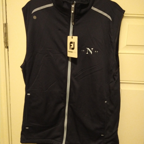 NWT FootJoy Thermo Series Fleece Back Golf Vest Men's sz Medium W/Logo - Picture 4 of 11